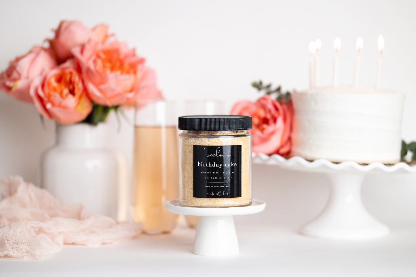 Birthday Cake Bath Milk Salt