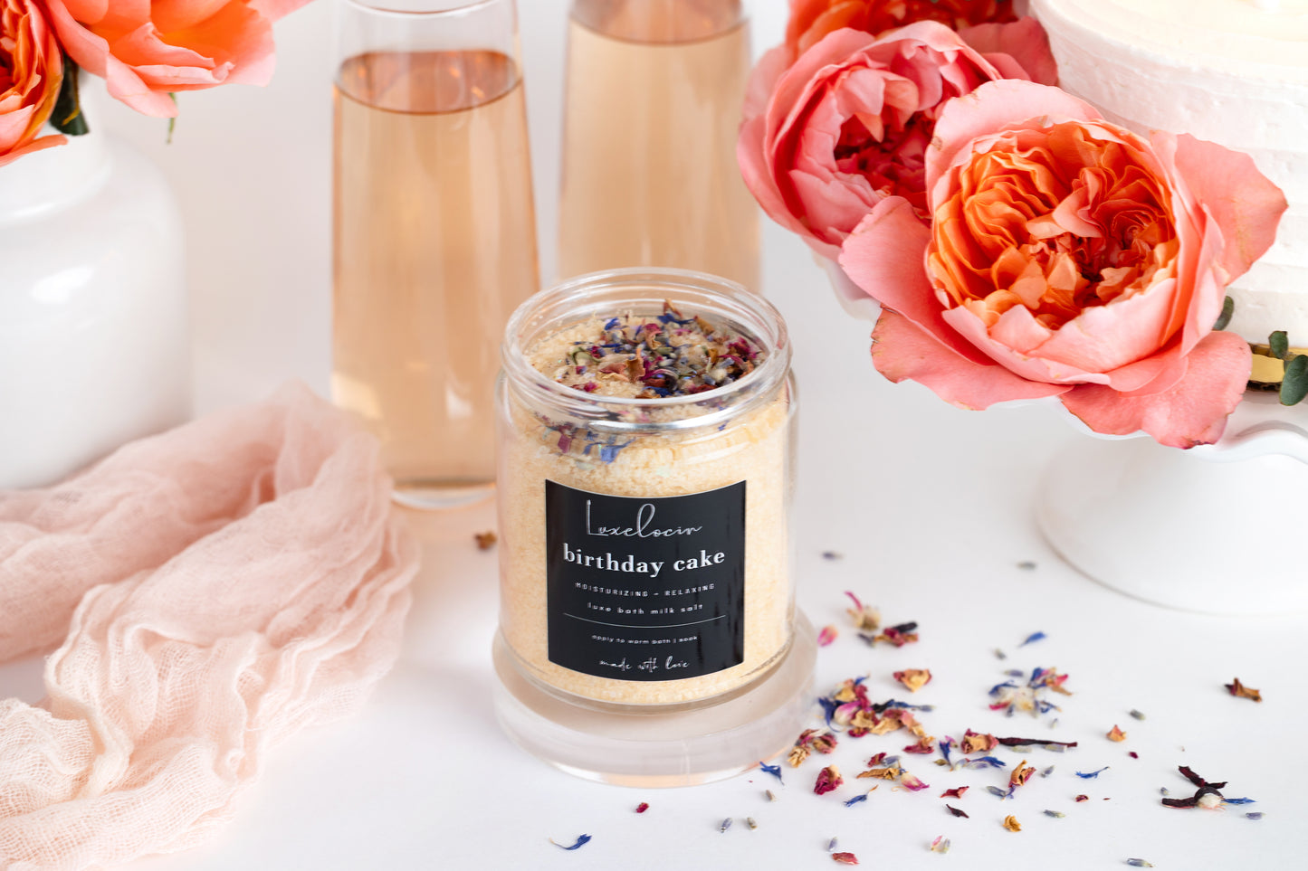 Birthday Cake Bath Milk Salt