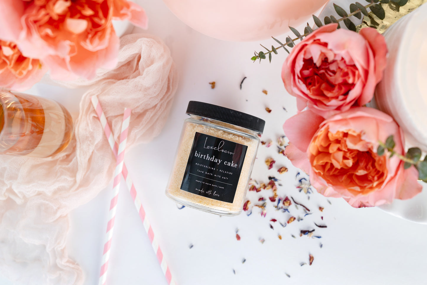 Birthday Cake Bath Milk Salt