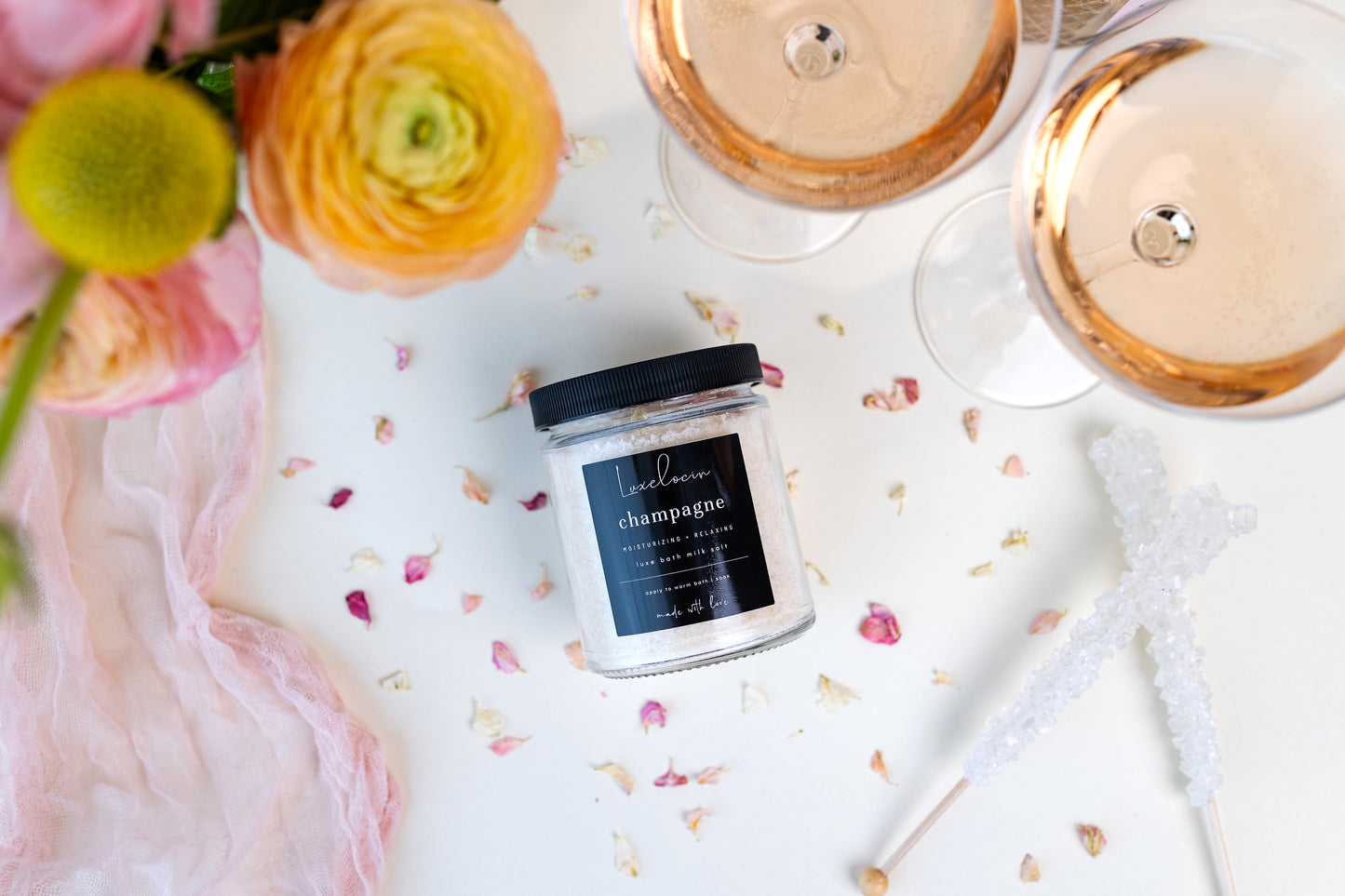 Champagne Bath Milk Salt