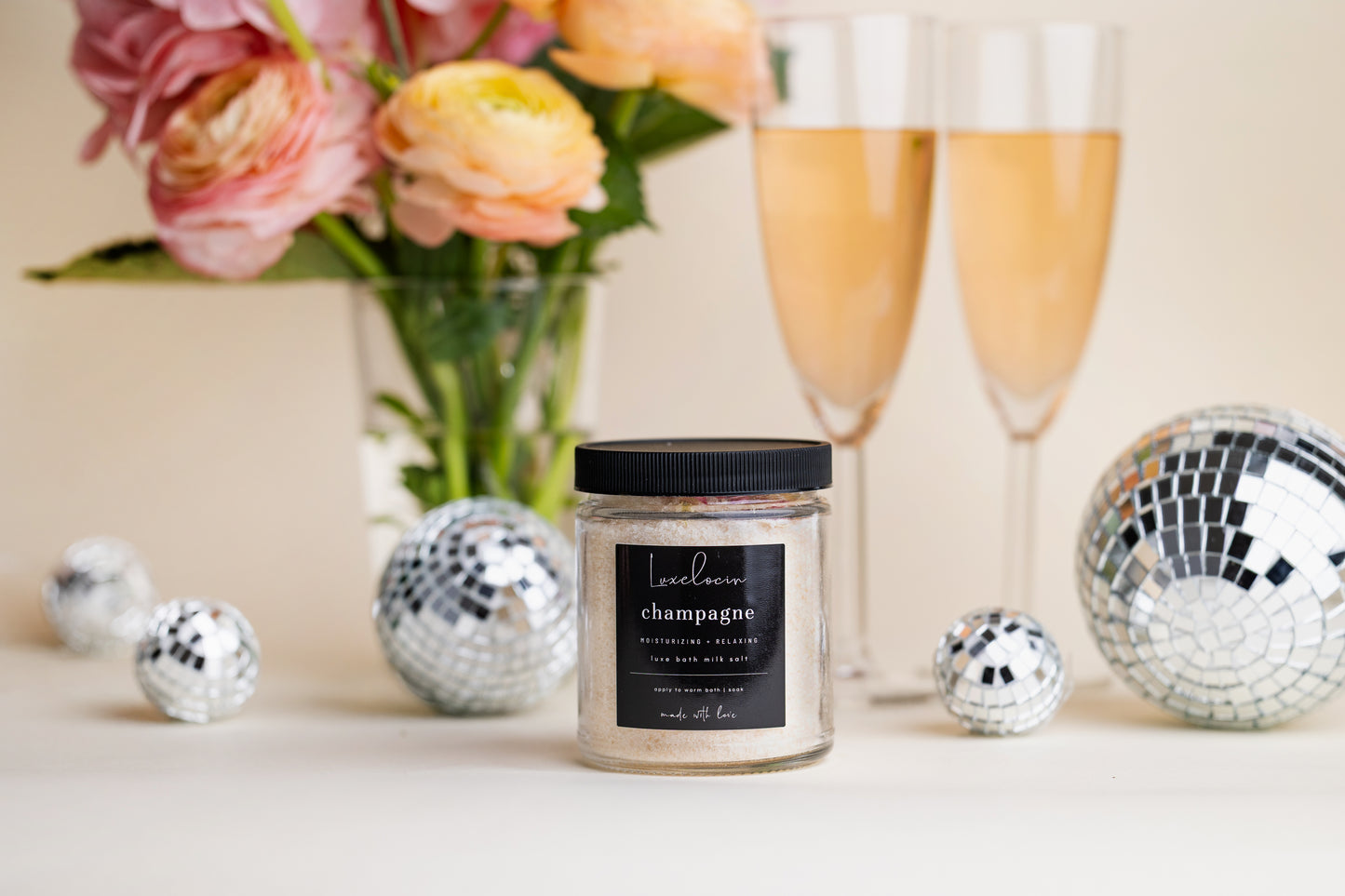 Champagne Bath Milk Salt