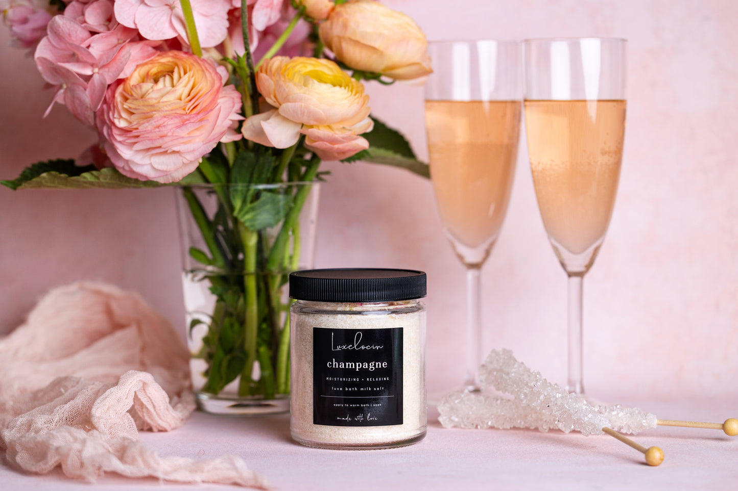 Champagne Bath Milk Salt