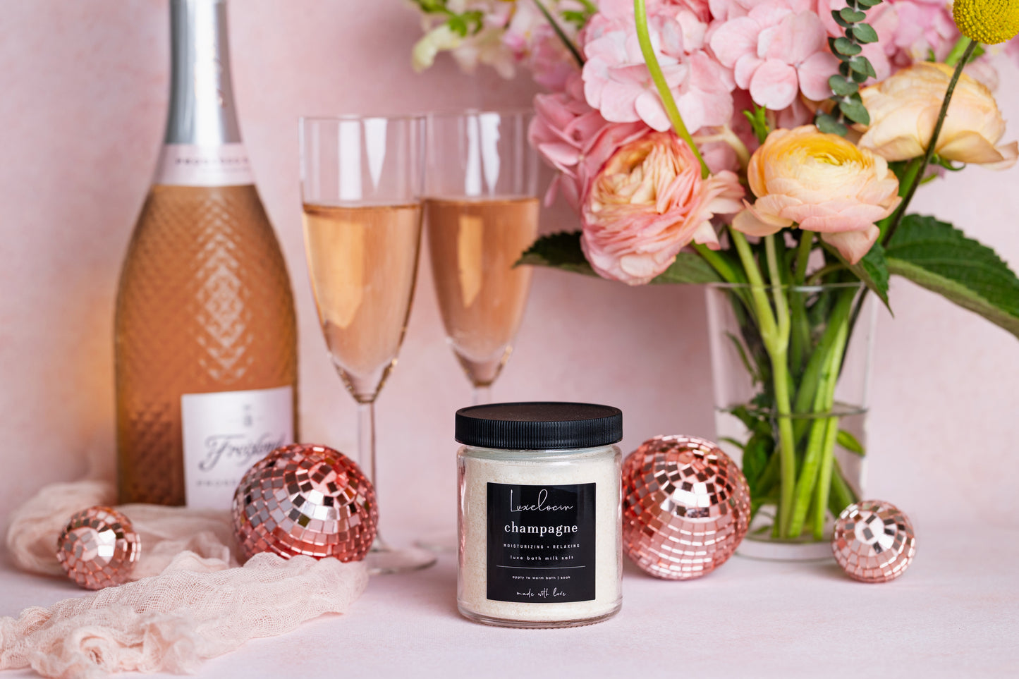 Champagne Bath Milk Salt