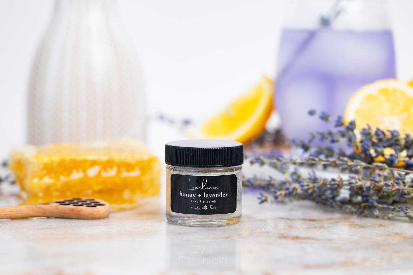Honey + Lavender Lip Scrub