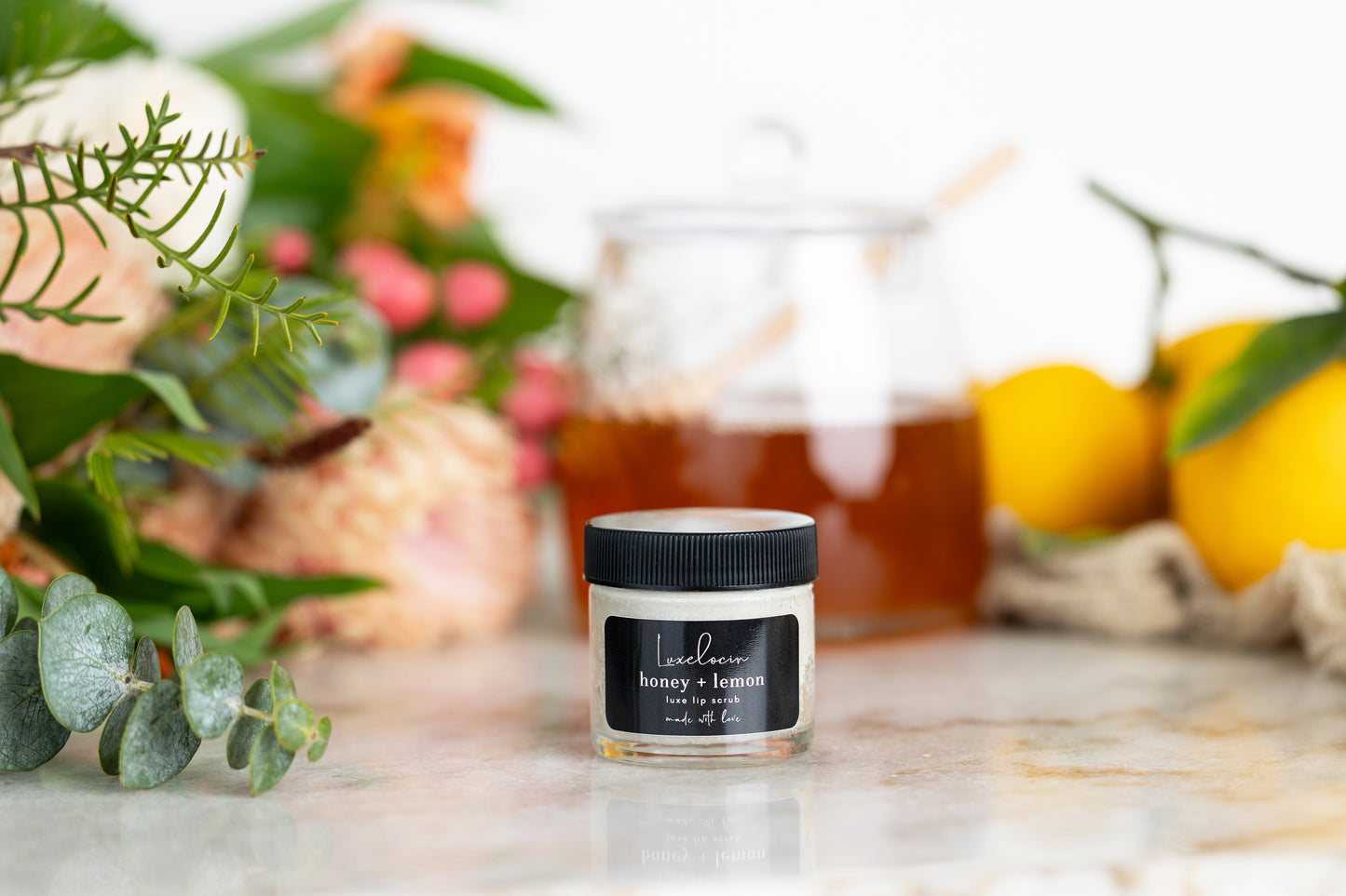 Honey + Lemon Lip Scrub