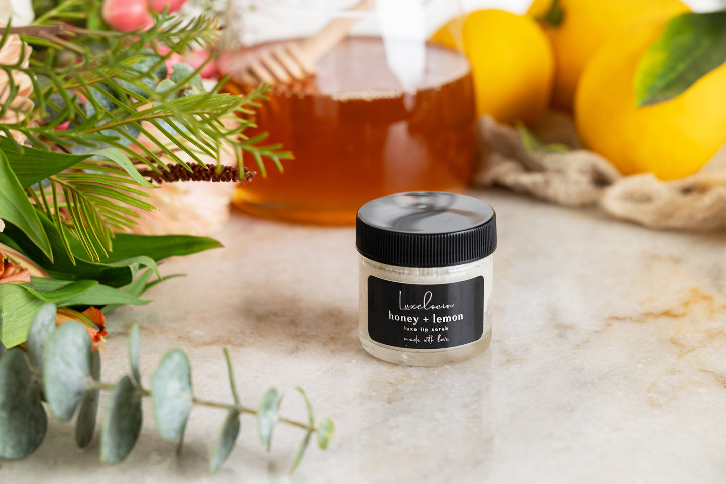 Honey + Lemon Lip Scrub