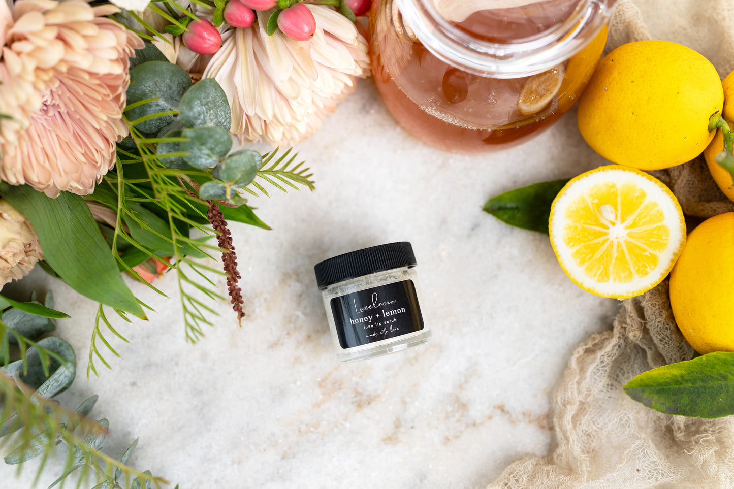 Honey + Lemon Lip Scrub