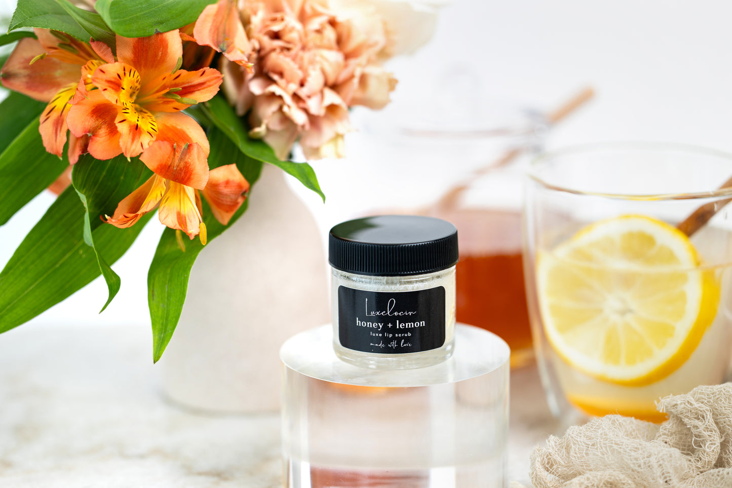 Honey + Lemon Lip Scrub