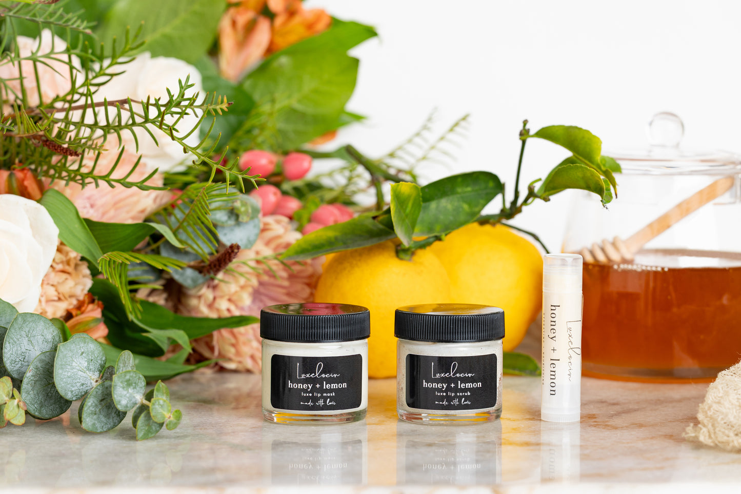 Honey + Lemon Lip Scrub
