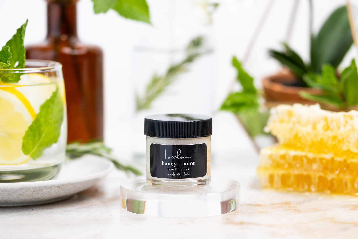 Honey + Mint Lip Scrub