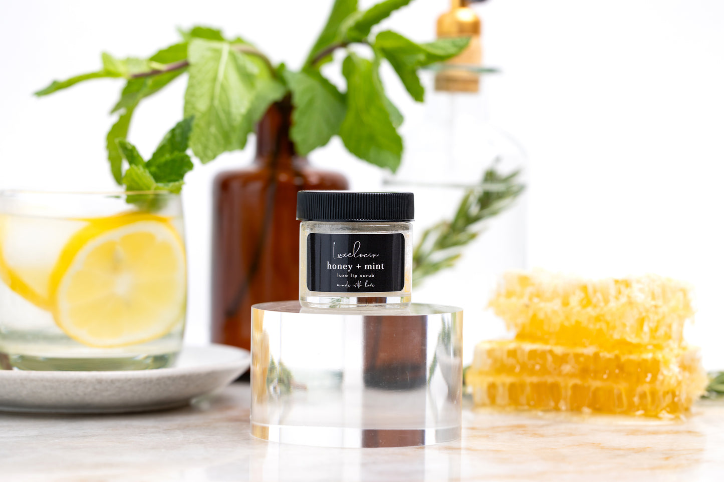 Honey + Mint Lip Scrub
