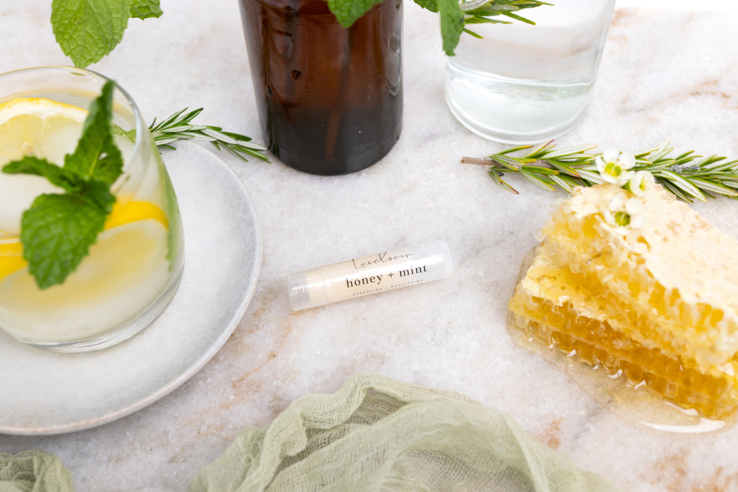 Honey + Mint Lip Balm