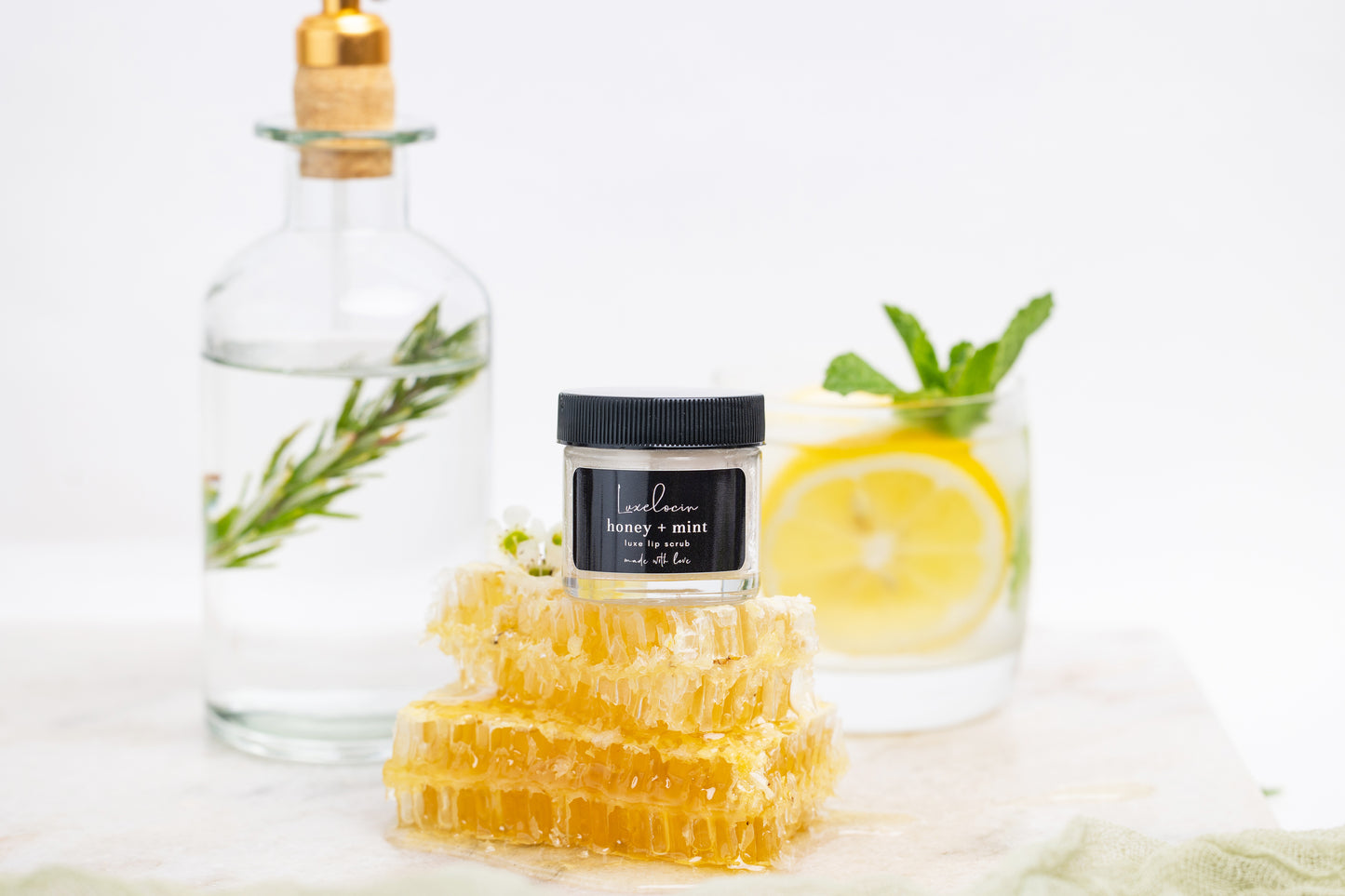 Honey + Mint Lip Scrub