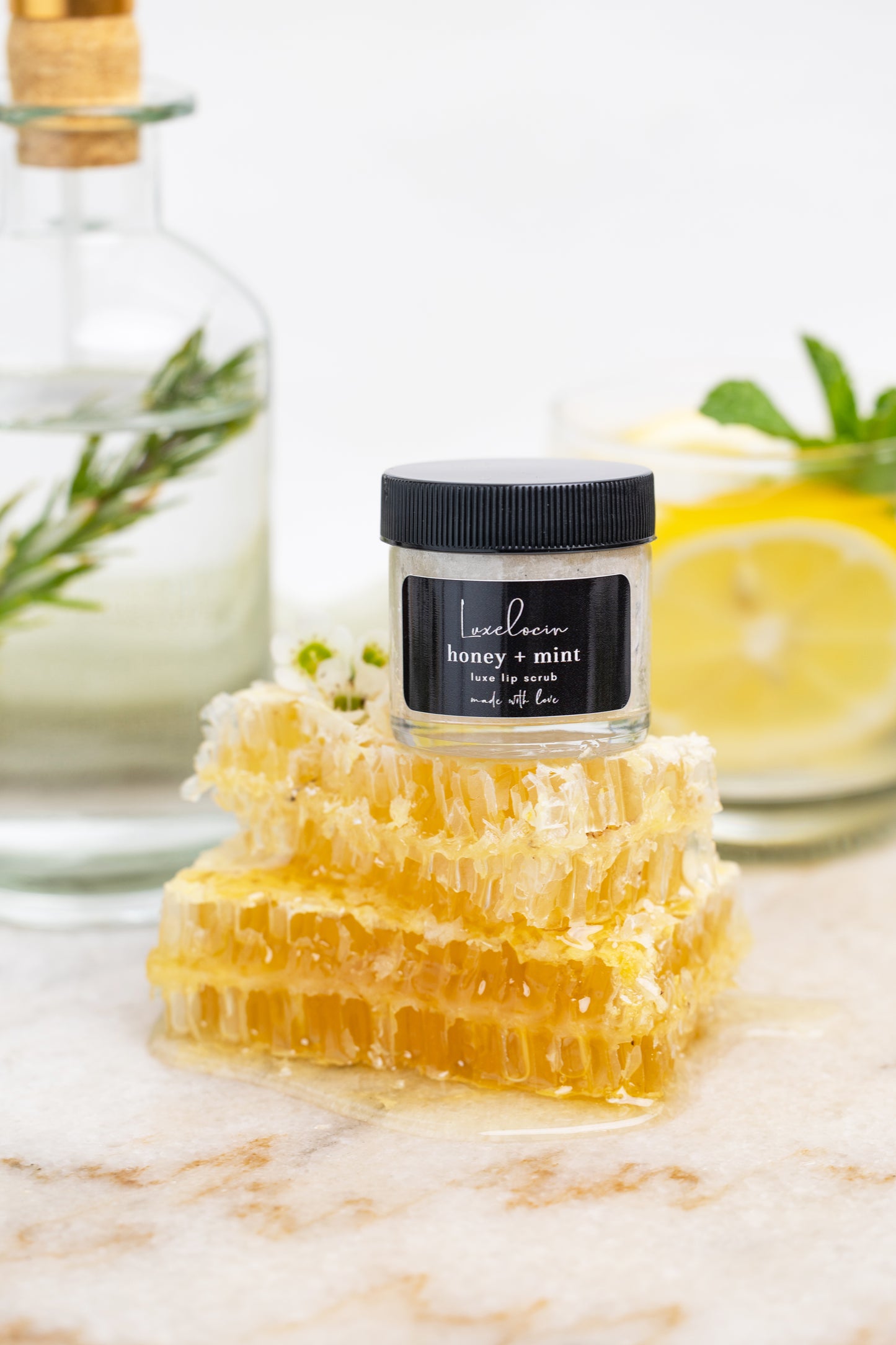 Honey + Mint Lip Scrub