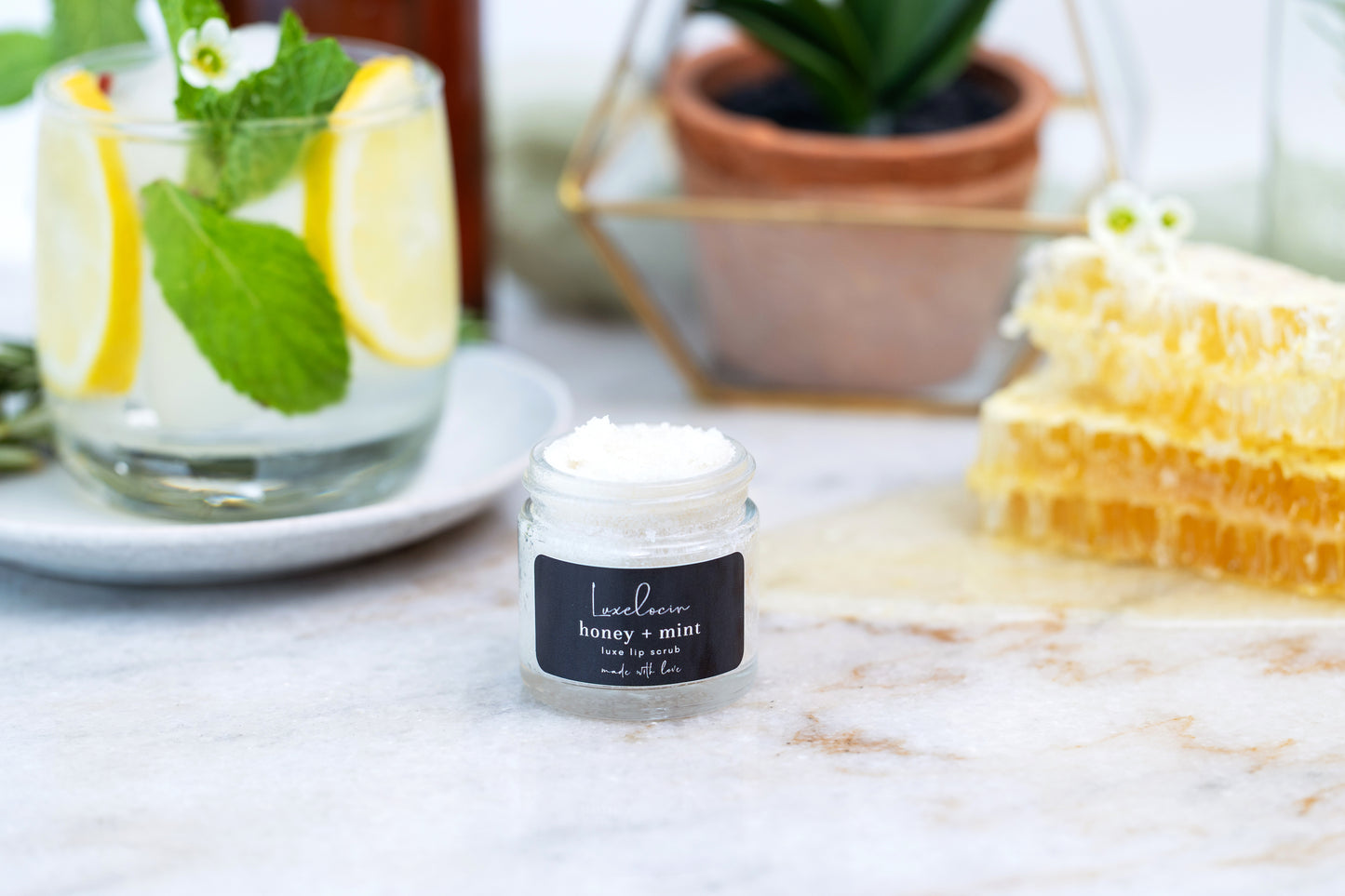 Honey + Mint Lip Scrub