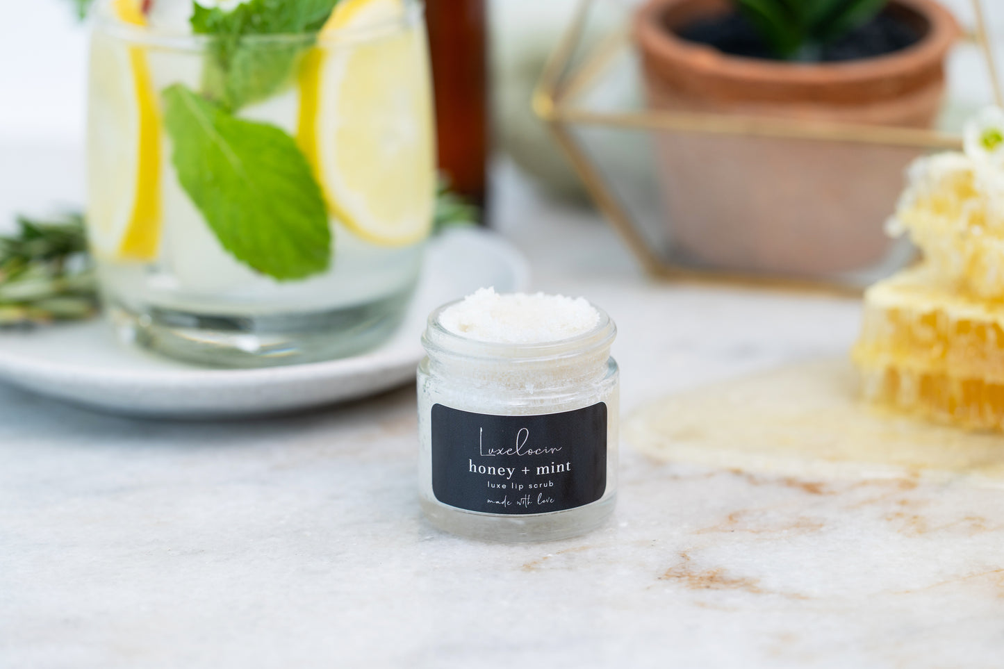 Honey + Mint Lip Scrub