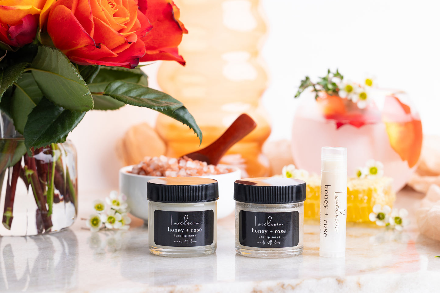 Honey + Rose Lip Mask