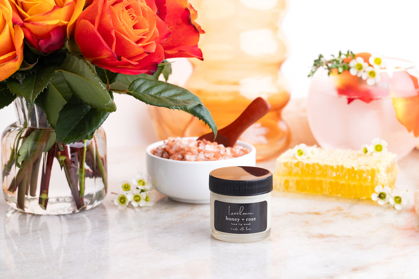 Honey + Rose Lip Mask