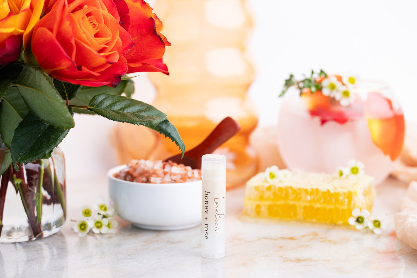 Honey + Rose Lip Balm