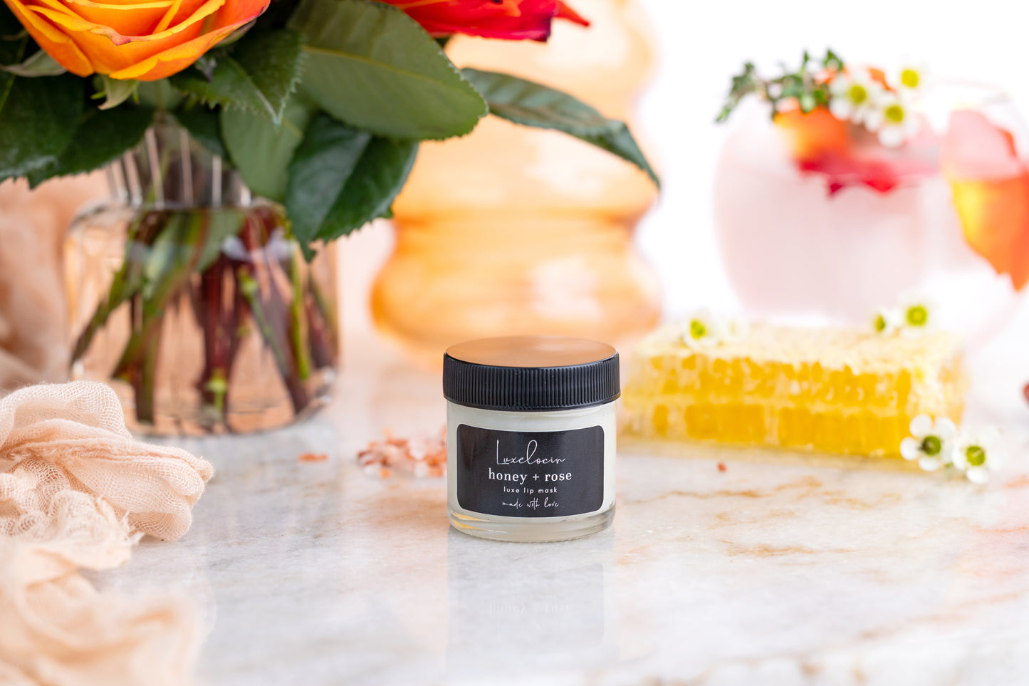 Honey + Rose Lip Mask