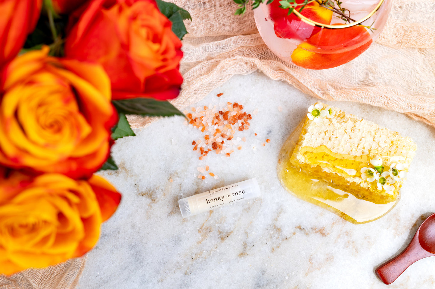 Honey + Rose Lip Balm