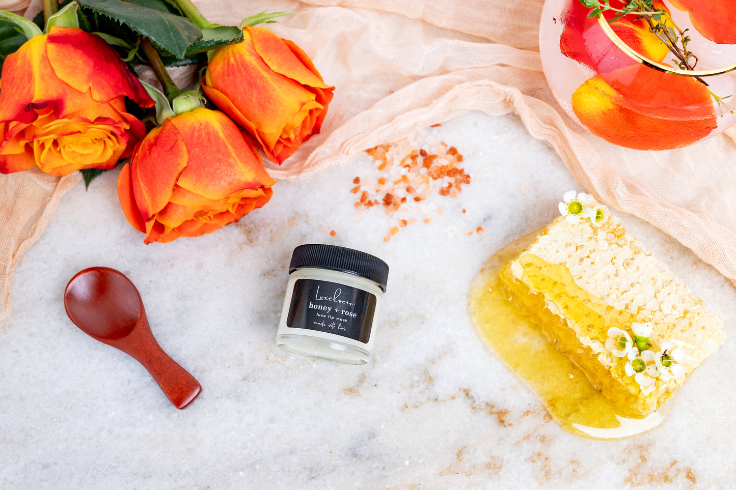 Honey + Rose Lip Mask