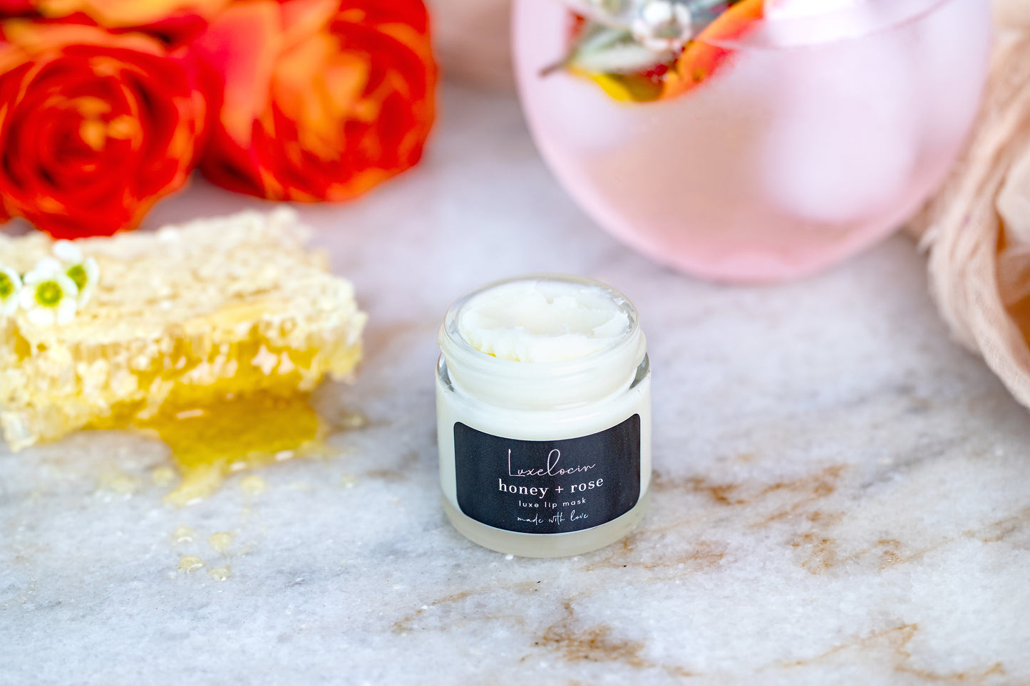 Honey + Rose Lip Mask