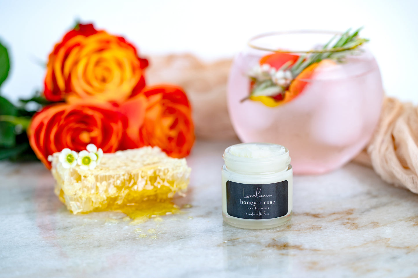 Honey + Rose Lip Mask