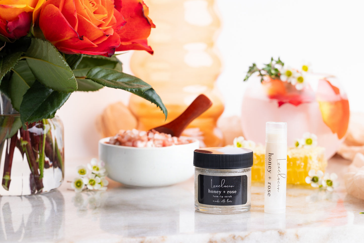 Honey + Rose Gift Set