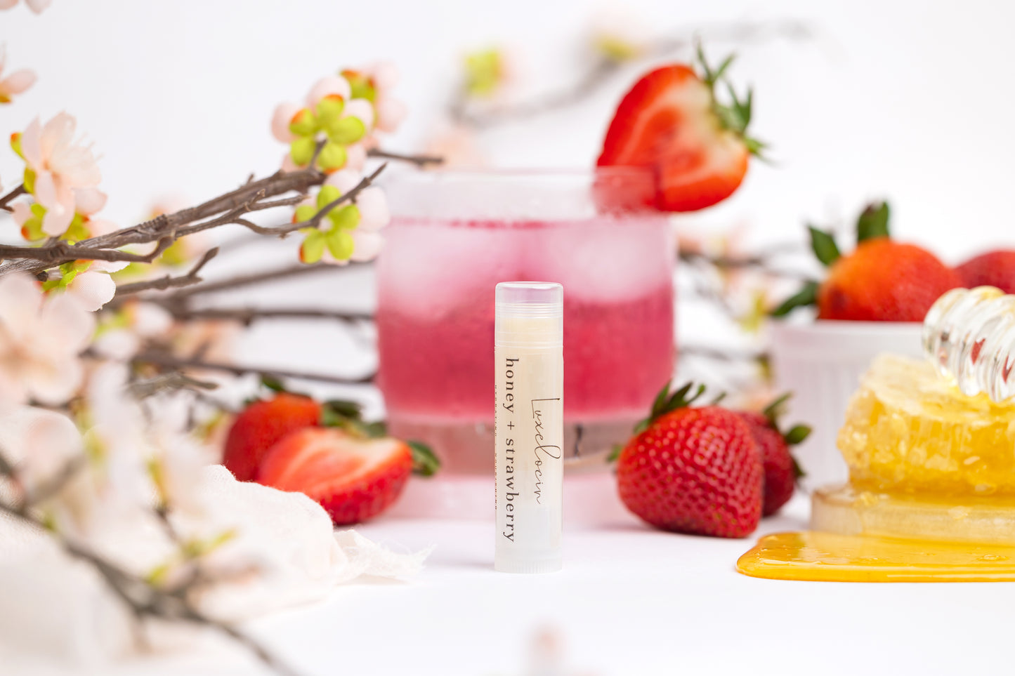 Honey + Strawberry Lip Balm