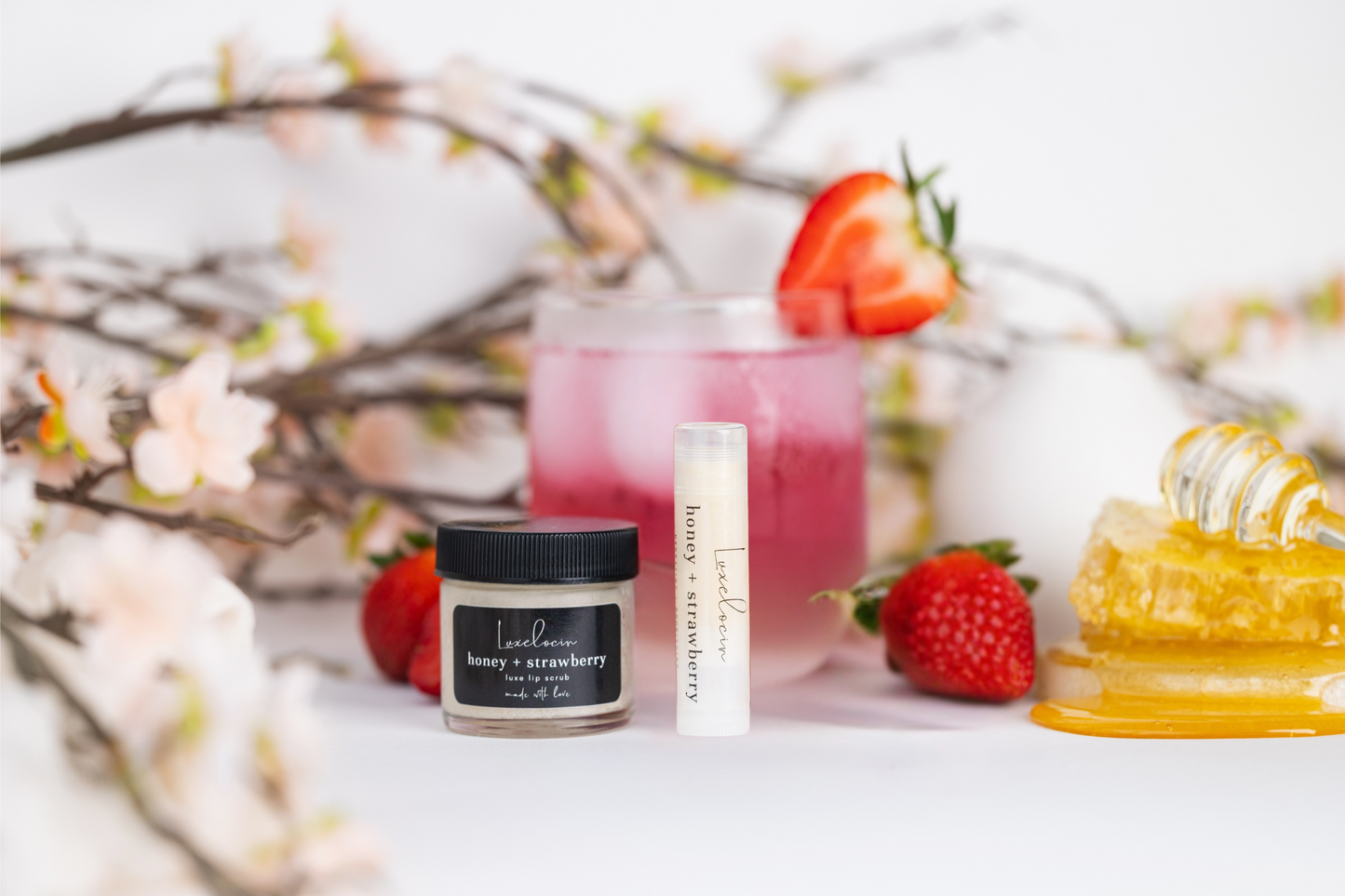 Honey + Strawberry Gift Set
