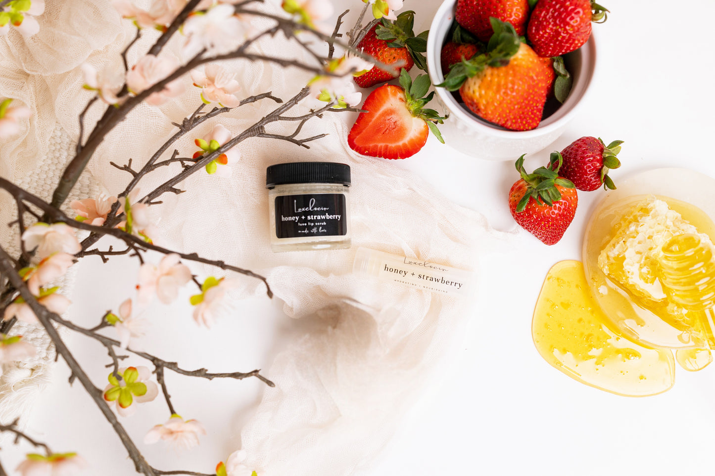 Honey + Strawberry Gift Set