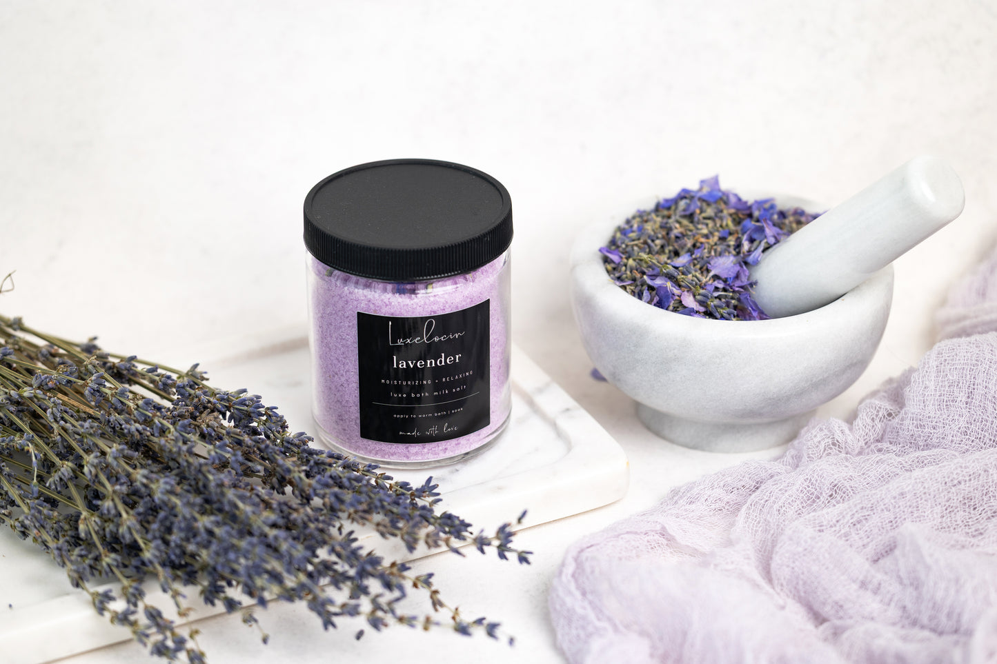 Lavender Bath Milk Salt