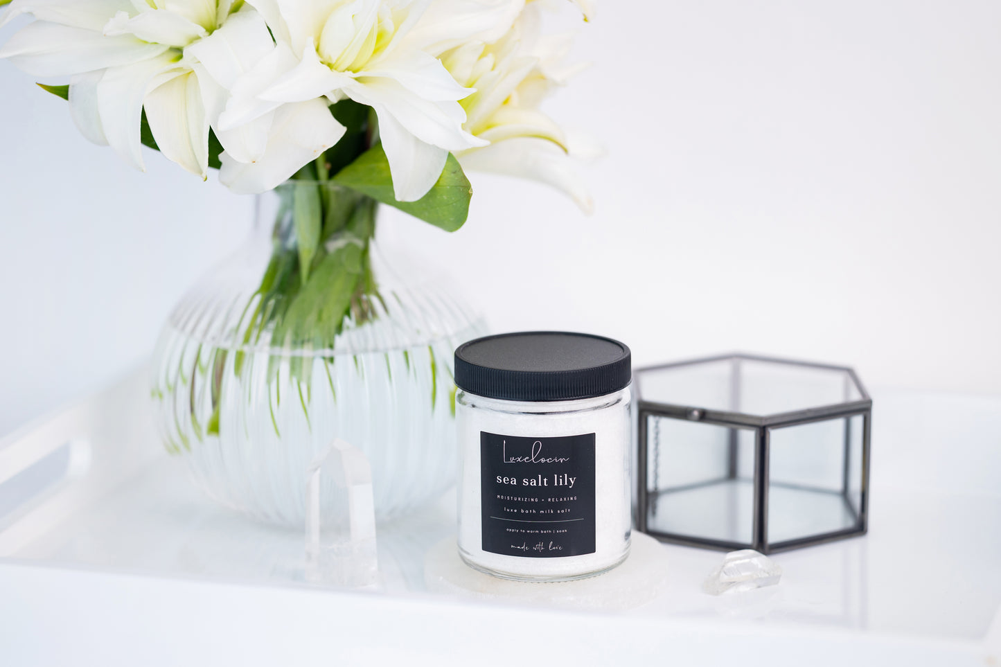Sea Salt Lily Bath Milk Salt