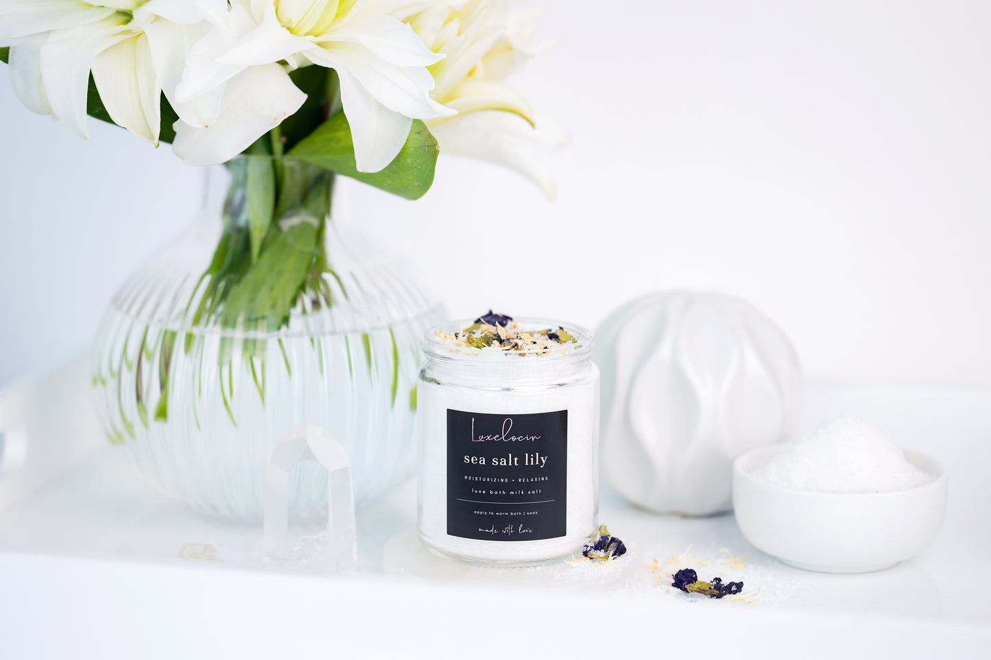 Sea Salt Lily Bath Milk Salt