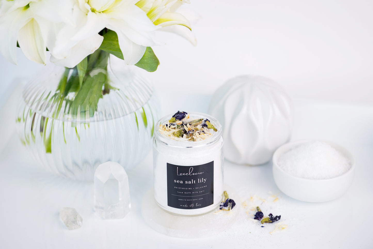 Sea Salt Lily Bath Milk Salt
