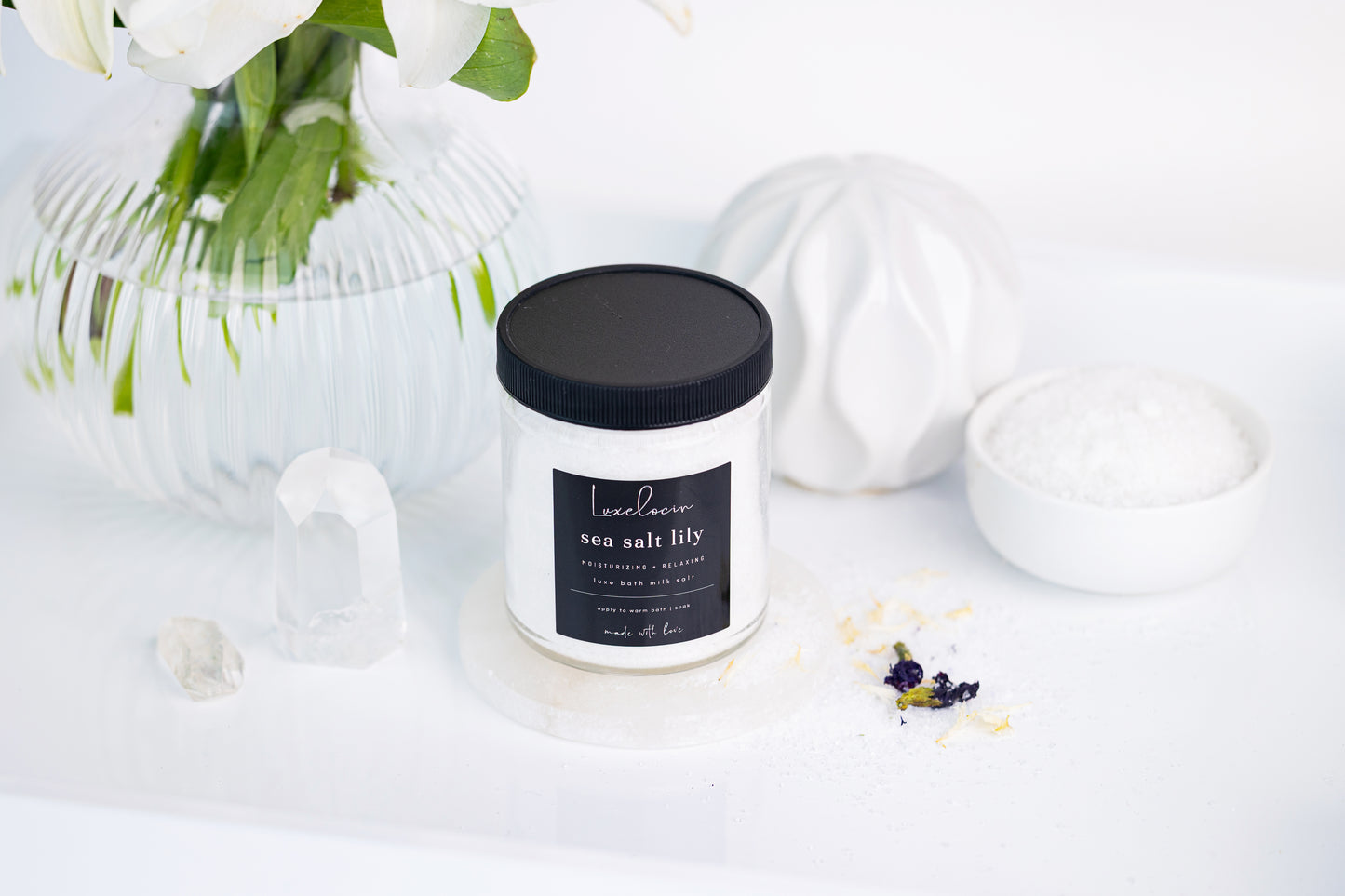 Sea Salt Lily Bath Milk Salt