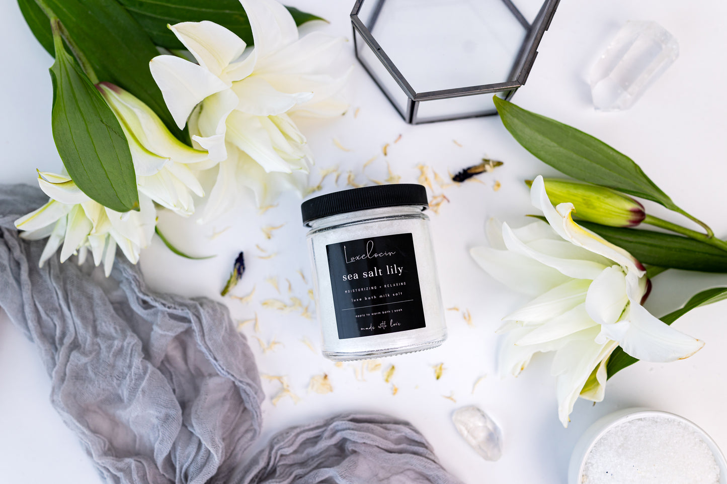 Sea Salt Lily Bath Milk Salt