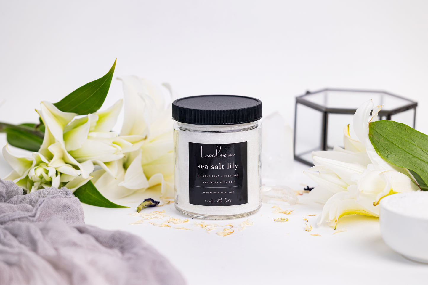 Sea Salt Lily Bath Milk Salt