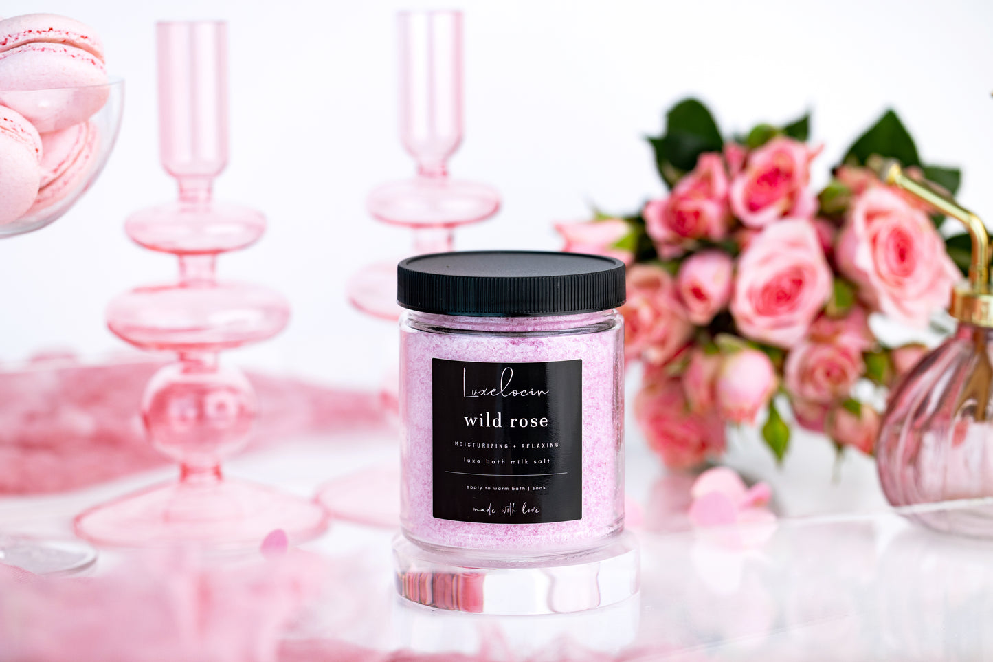 Wild Rose Bath Milk Salt