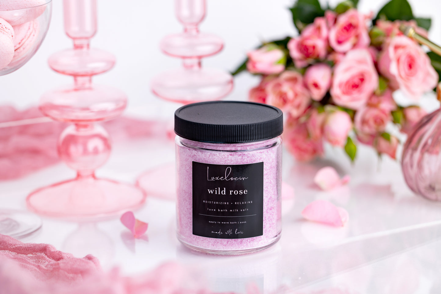 Wild Rose Bath Milk Salt