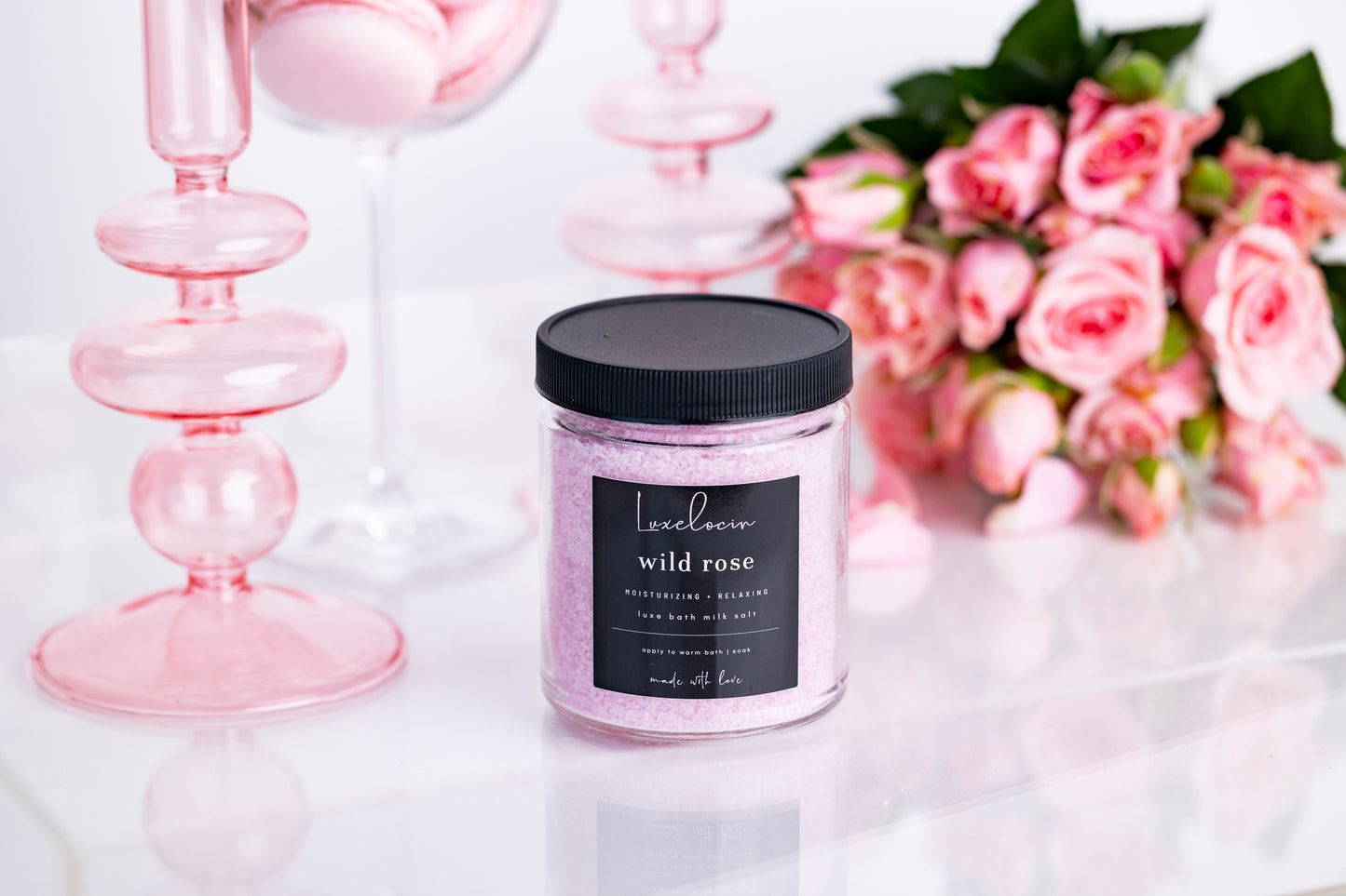 Wild Rose Bath Milk Salt