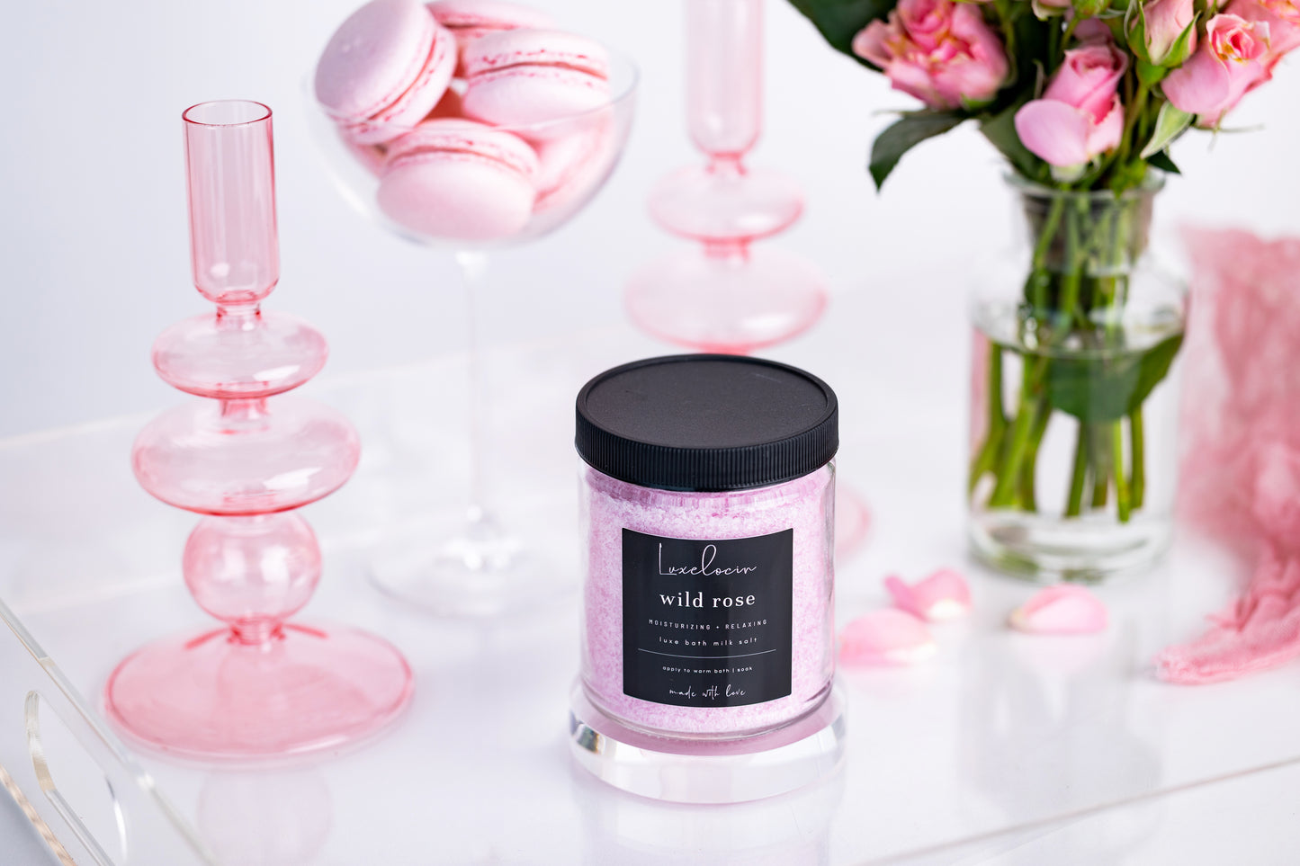 Wild Rose Bath Milk Salt