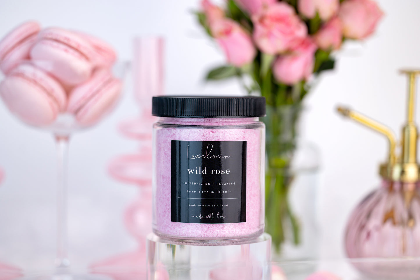 Wild Rose Bath Milk Salt