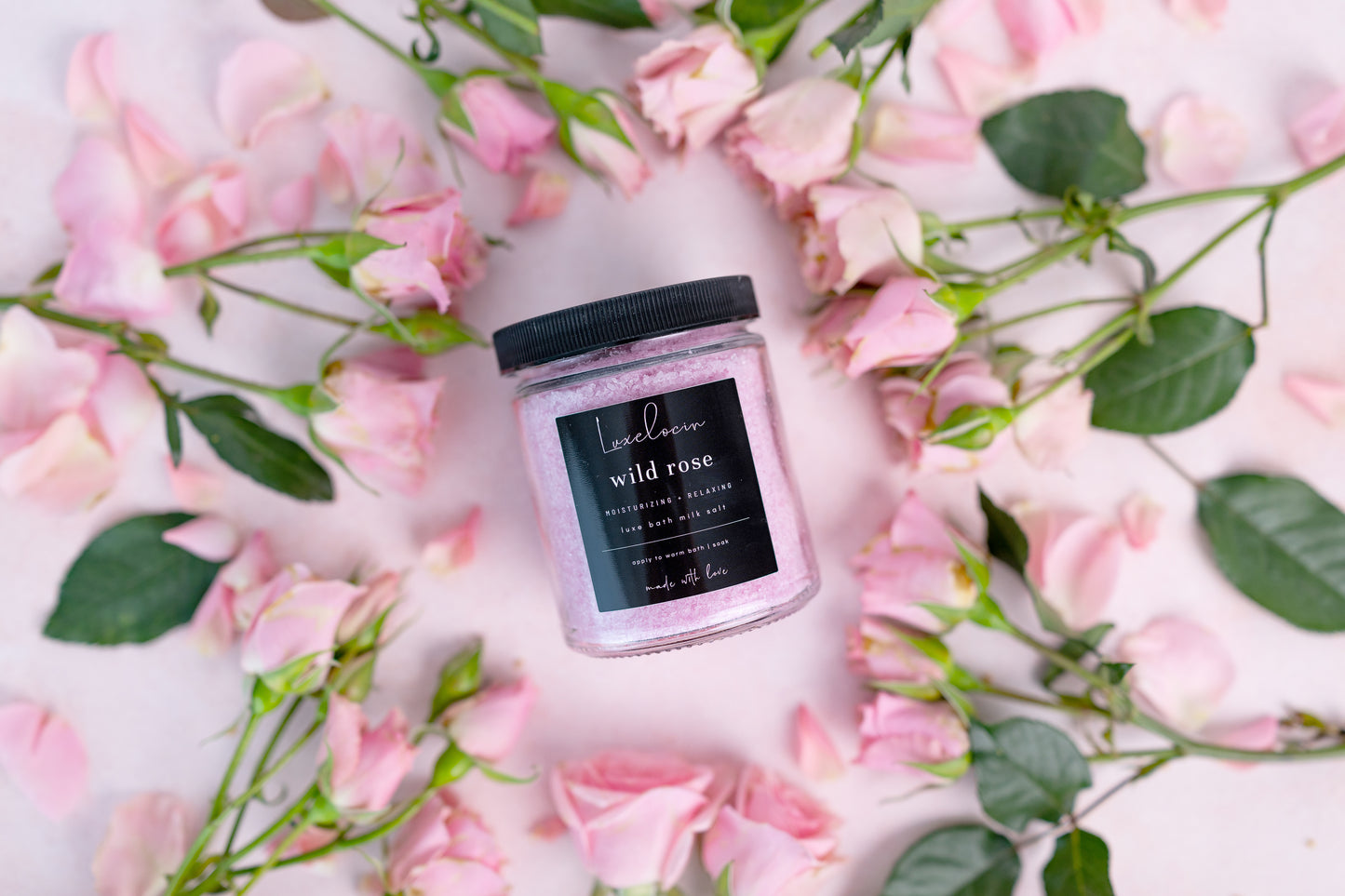 Wild Rose Bath Milk Salt