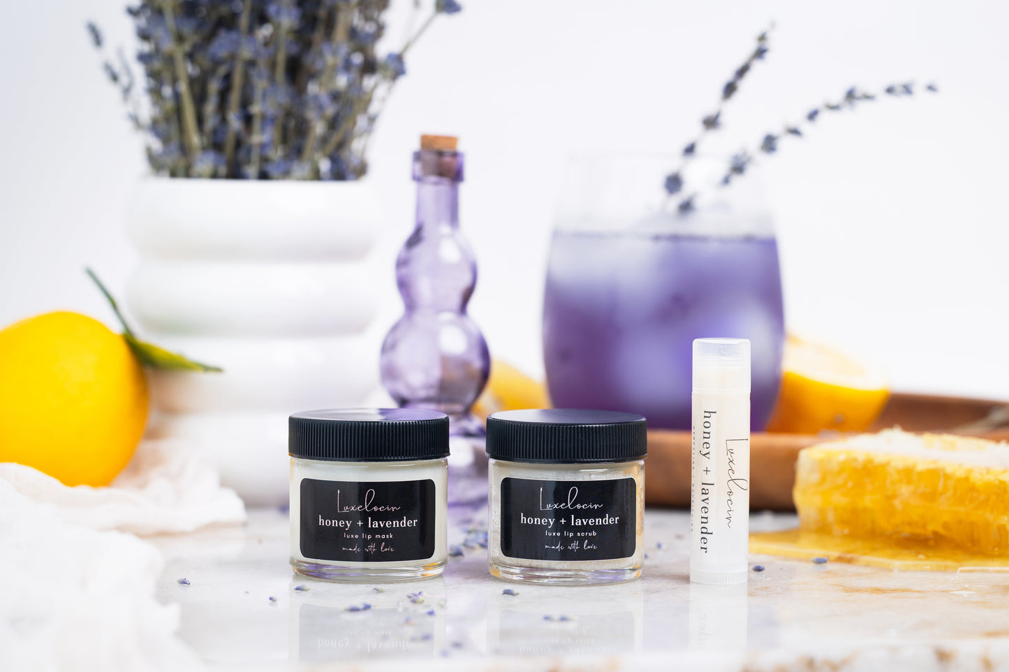 Honey + Lavender Lip Mask