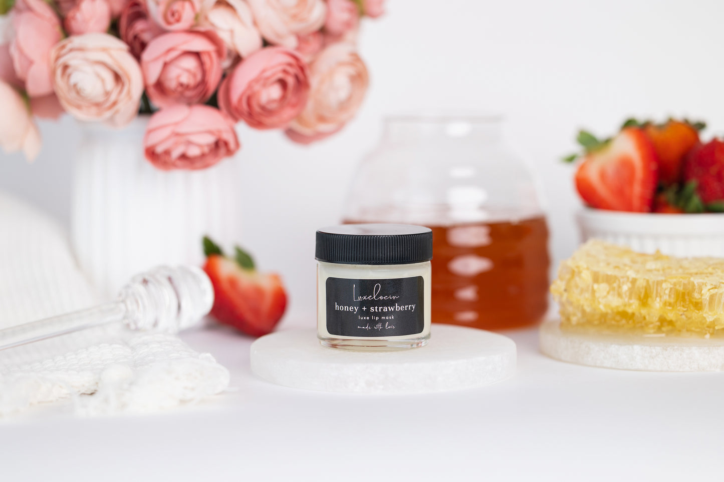 Honey + Strawberry Lip Mask
