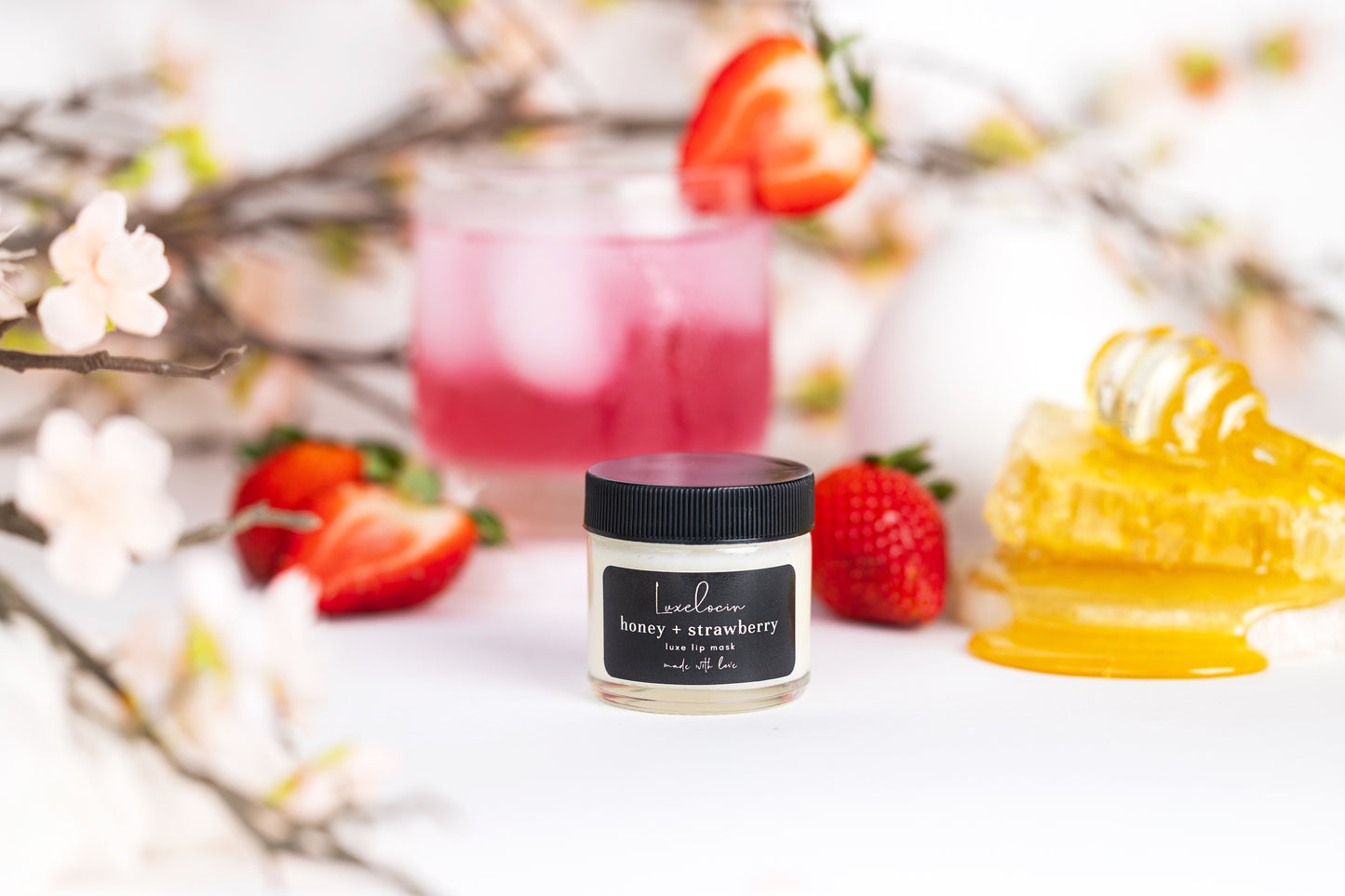 Honey + Strawberry Lip Mask