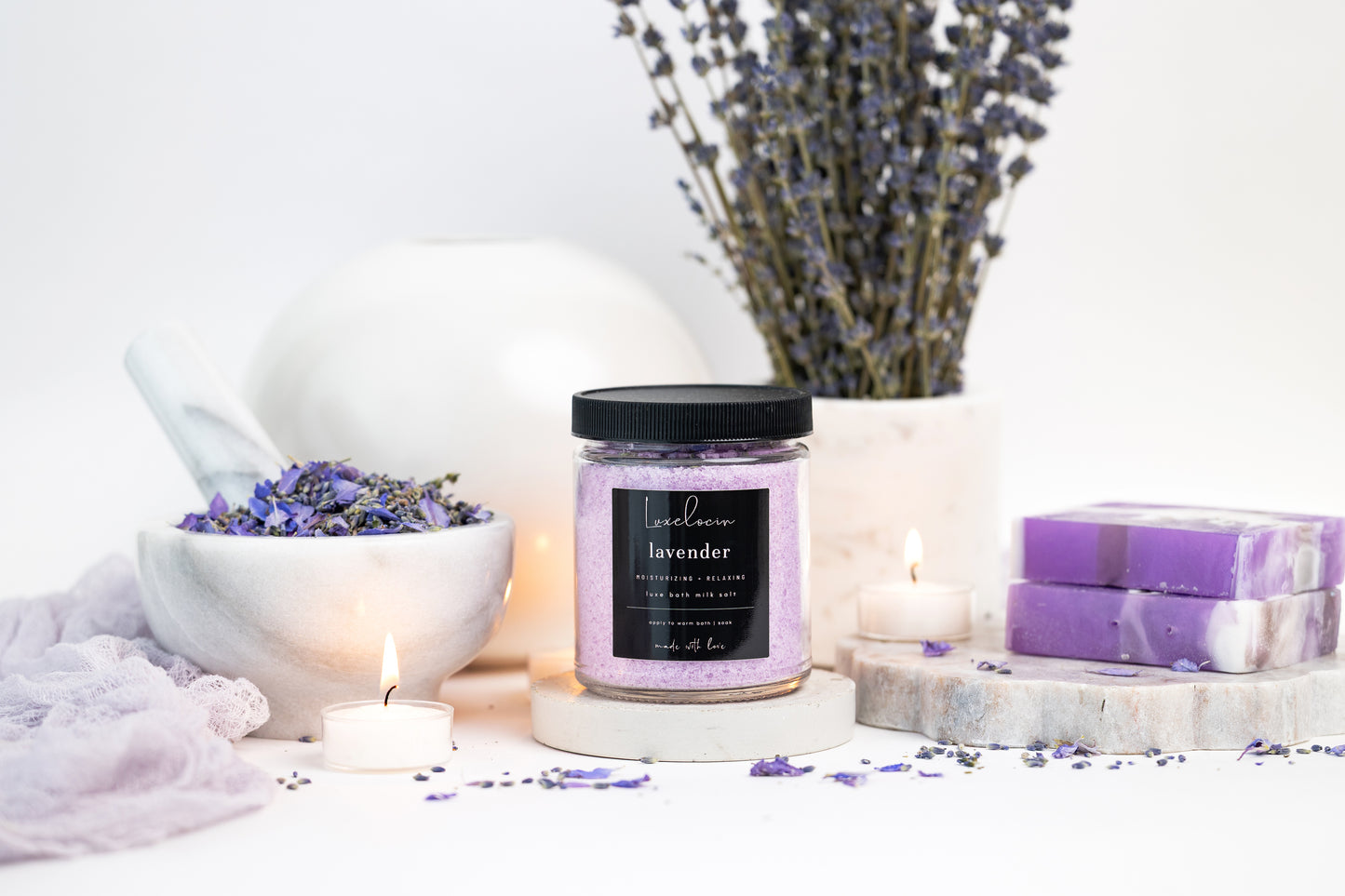 Lavender Bath Milk Salt