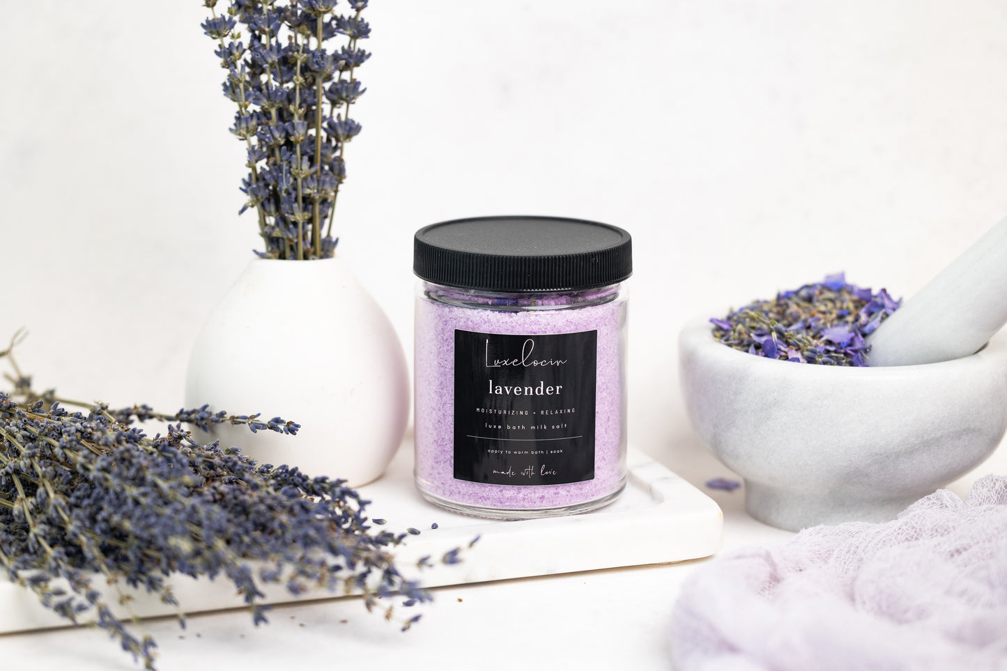 Lavender Bath Milk Salt
